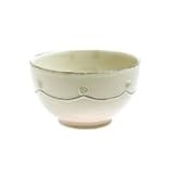 Berry and Thread Round Cereal / Ice Cream Bowl by Juliska - Whitewash