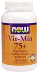Vit-Min 75+ by NOW Foods - (180 Tablets)