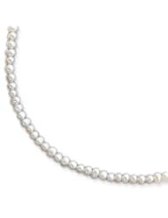 Genuine IceCarats Designer Jewelry Gift 14K 4-4.5Mm White Freshwater Onion Cultured Pearl Necklace In 16.00 Inch