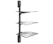 Vantage Point AXWG03B 3-Shelf Glass Wall System