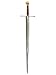 Sir Peter, Knight of Wolfsbane Costume Sword - STANDARD SHIPMENT ONLY