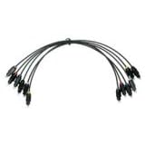 Hosa OPT601 Set of 6 1Ft Optical Leads