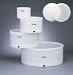 260mm (10.25) Inside Diameter, 178mm (7) Overall Height, 127mm (5) Rim To Plate Filter Paper Disk,Box/100