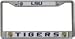 LSU Tigers Chrome Metal License Plate Frame
