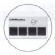 LiftMaster CPT4 Passport 4-button visor transmitter by LiftMaster