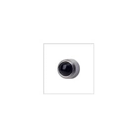Studex Sterilized Piercing Earrings * Ear Stud * Stainless Steel * Black Onyx Mini