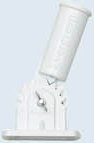 Evergreen Adjustable Pole Bracket, White - Plastic
