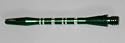 Striped Green Aluminum Shafts - 3 Sets, 2BA Medium Length, AR1