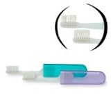 Butler G-U-M Travel Toothbrushes with Antibacterial Bristles - 2 ea