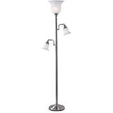 Combination Torchiere With Alabaster Glass From Destination Lighting