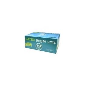Color-Trak Latex Finger Cots 144 Pack LATEX POWDER FREE MEDIUM