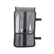 4pc Carving Set w Wrap by Mercer Tool