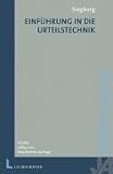 Einf�hrung in die Urteilstechnik