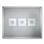 Lifestyle Collections Glass Chopping Board - Ice - 1203ICEEU
