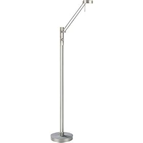 Biscuit Dark Aluminum Floor Lamp by 