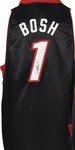Chris Bosh Autographed/Hand Signed Miami Heat Authentic Black Adidas Jersey