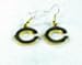 Chicago Bears NFL Team Logo Gold Tone Dangle Earrings