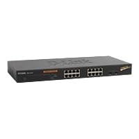 D-Link DGS 1216T - Switch - 16 Ports - EN, Fast EN, Gigabit EN - 10Base-T, 100Base-TX, 1000Base-T + 2 x SFP (empty) - Rack-mountable (571048) Category: Switches and Bridges