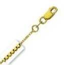 18k Yellow Gold 20 Inch X .8 mm Box Chain Necklace