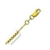 18k Yellow Gold 20 Inch X .8 mm Box Chain Necklace