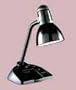 Catalina Lighting W2050BLK Organizer incandescent desk lamp, gooseneck, 15-1/2 high, black