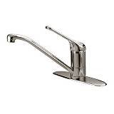 Latoscana TCGIPW573 Giotto Kitchen Faucet in Brushed Nickel