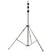 Photogenic 8' Air Cushioned, Heavy Duty Lightstand with 5/8 Mounting Stud, 4 Section with 3 Risers, Chrome. (TALS8)