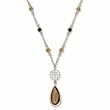 Boston Bruins Rhodium Logo Necklace