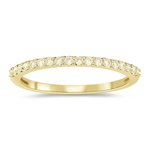 1/5 (0.18-0.25) Cts Yellow Diamond Ring in 10K Yellow Gold