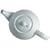 Dexam London Pottery 6 Cup Globe Teapot White