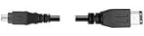 Hosa 3' Firewire 6 Pin to 4 Pin Computer DV Cable