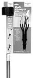 Light Bulb Changing Kit with Telescopic Pole & 2 Bulb-Gripping Attachments