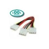 1001Cables - Power Splitter Cable 1 to 2 CD/DVD/Hard Drive Molex