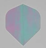 3 sets White Glittering Standard flights - Iridescent