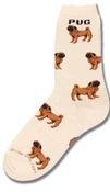 Pug Poses Socks