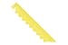 3' Male Beveled Edging Yellow