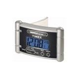 Indiglo® Travel Alarm Clock with Large LCD and Stylish Horizontal Design