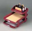 Rexel Agenda Classic Workstation Tidy with 3 Risers for Stationery or Storage Media Blue Ref 25213