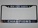 NEW YORK GIANTS 2008 Super Bowl Champions Durable Metal LICENSE PLATE FRAME
