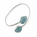 Tear Drop Larimar Bangle