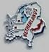 Netherlands Country Outline Refrigerator Magnet, Approximate Size 2 inch x 3 inch