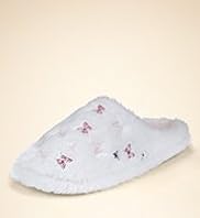 Per Una Embroidered Butterfly Mule Slippers