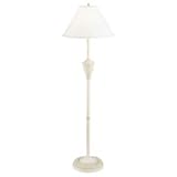 1 Light Desert Stone Finish with Linen Weave Shade Westinghouse Floor Lamp Light Fixture