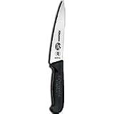 R H. Forschner by Victorinox 6-Inch Chef's Knife, Black Fibrox Handle