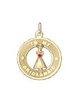 To My Bridesmaid on Open Circle, 14K Gold Charm