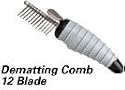 Mgt Ergonomic Dematting Tool Comb 12 Blade
