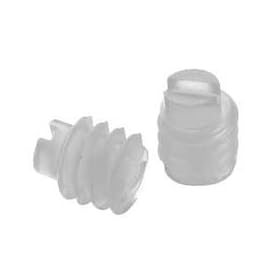 Nylon Slotted Set Screws 4-40