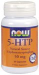 5-HTP 50 mg 5-Hydroxy-L-Tryptophan by NOW Foods - (50mg - 30 Capsules)
