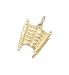 Torah, 14K Gold Charm