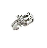 Toe Ring - Sterling Silver Antiqued Chinese Symbol Toe Ring